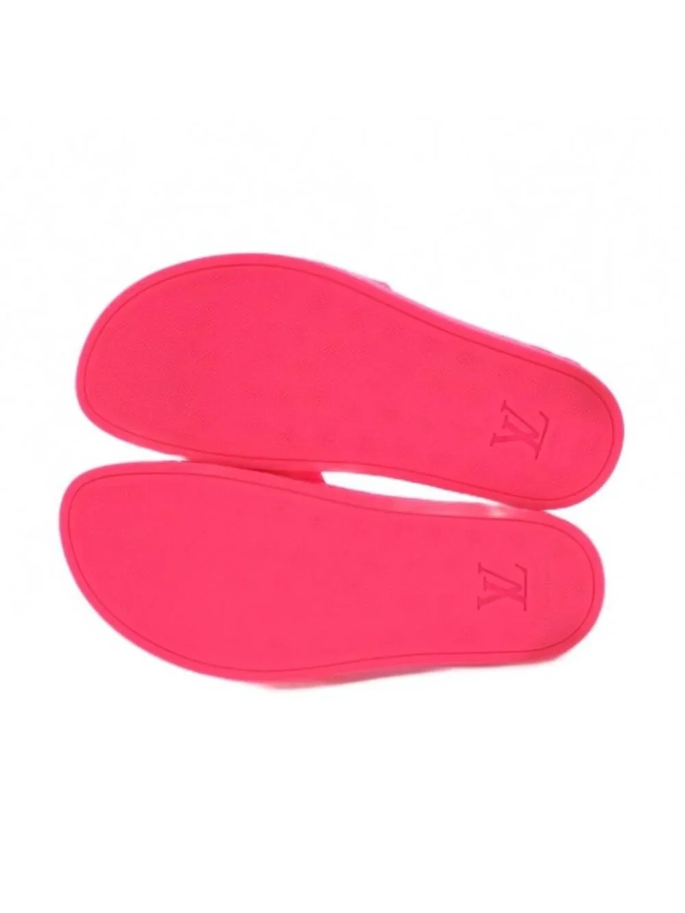 Louis Vuitton Waterfront Line Monogram Rubber Sandals 7 Pink KH - Picture 6 of 8